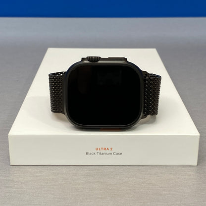 Apple Watch Ultra 2 (Black Titanium) - 49mm - Titanium Milanese Loop