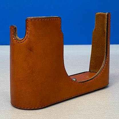 Leica Q3 Leather Halfcase | 19652 | Cognac