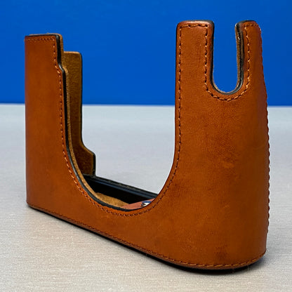 Leica Q3 Leather Halfcase | 19652 | Cognac
