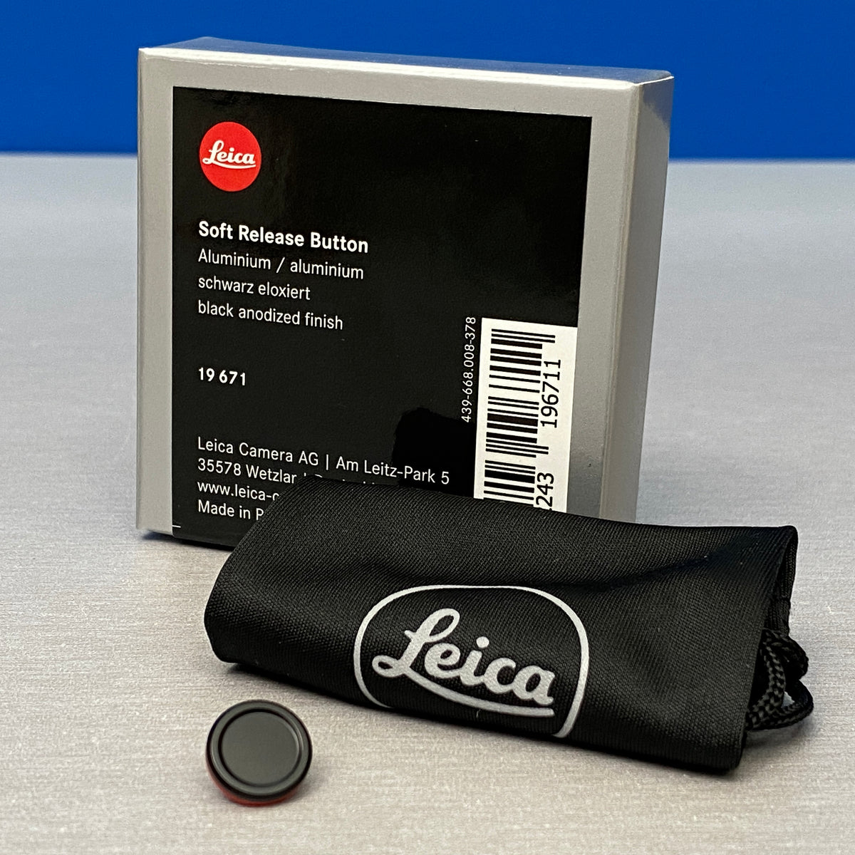 Leica Soft Release Button | Aluminum | 19671