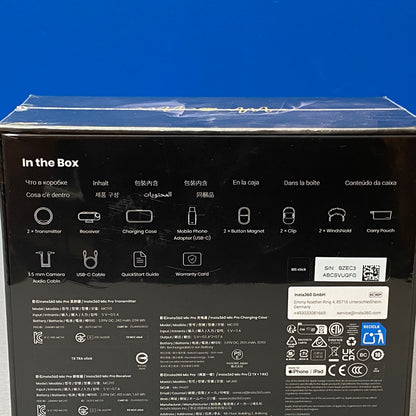 Insta360 Mic Pro | 2TX + 1RX | NOVO