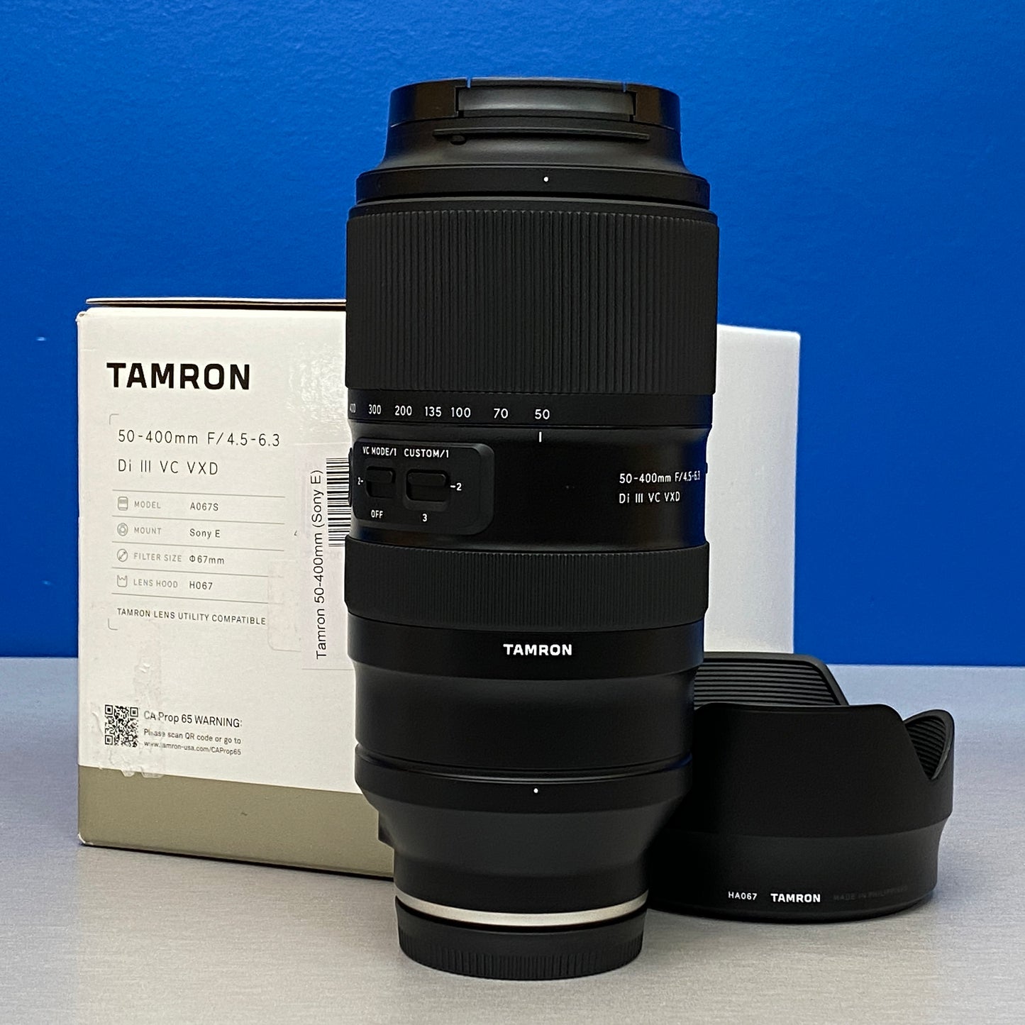 Tamron 50-400mm f/4.5-6.3 Di III VC VXD