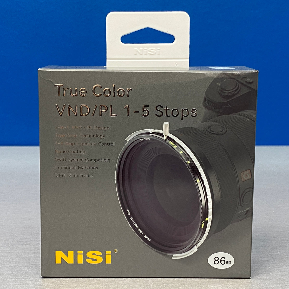 NiSi ND-Vario True Color VND/PL 1-5 Stops - 86mm (ND Variável + CPL) - NOVO