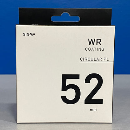 Filtro Sigma WR Circular PL - CPL (52mm) - NOVO