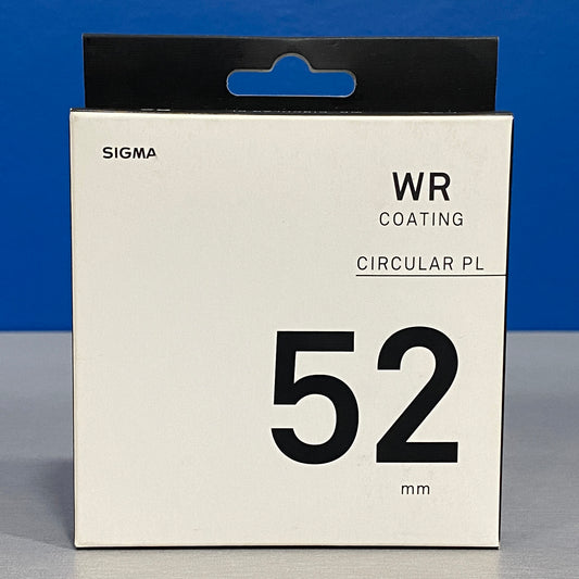 Filtro Sigma WR Circular PL - CPL (52mm) - NOVO