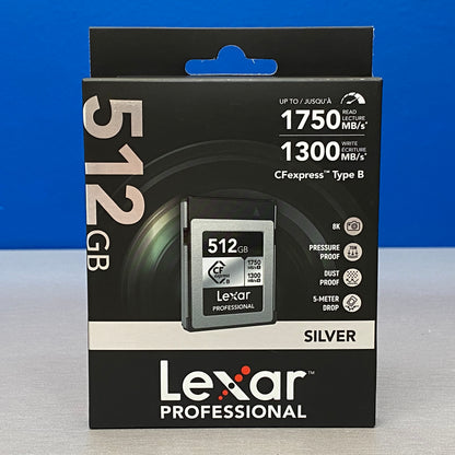 Lexar Professional CFexpress Type B SILVER 512GB (1750/1300MB/s)- NOVO
