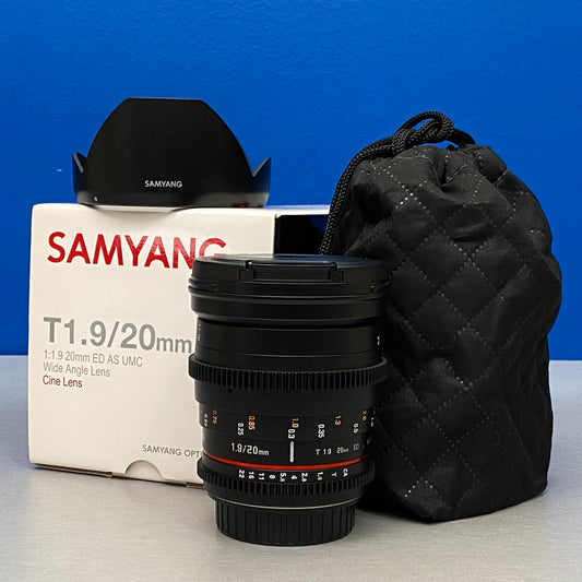 Samyang 20mm T1.9 ED AS UMC VDSLR II