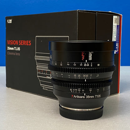 7Artisans 35mm T1.05 Vision Cine | Sony E-Mount