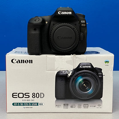 Canon EOS 80D (Corpo) - 24.2MP | NOVA