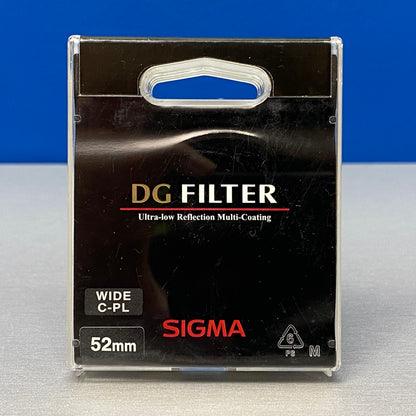 Filtro Polarizador Circular | Sigma DG Filter Wide CPL 52mm | NOVO