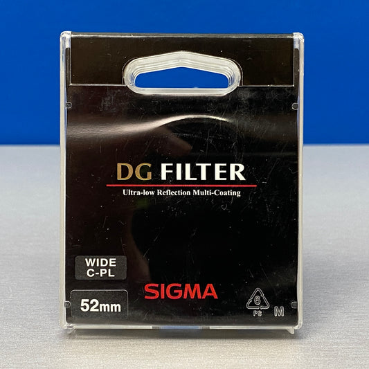 Filtro Polarizador Circular | Sigma DG Filter Wide CPL 52mm | NOVO