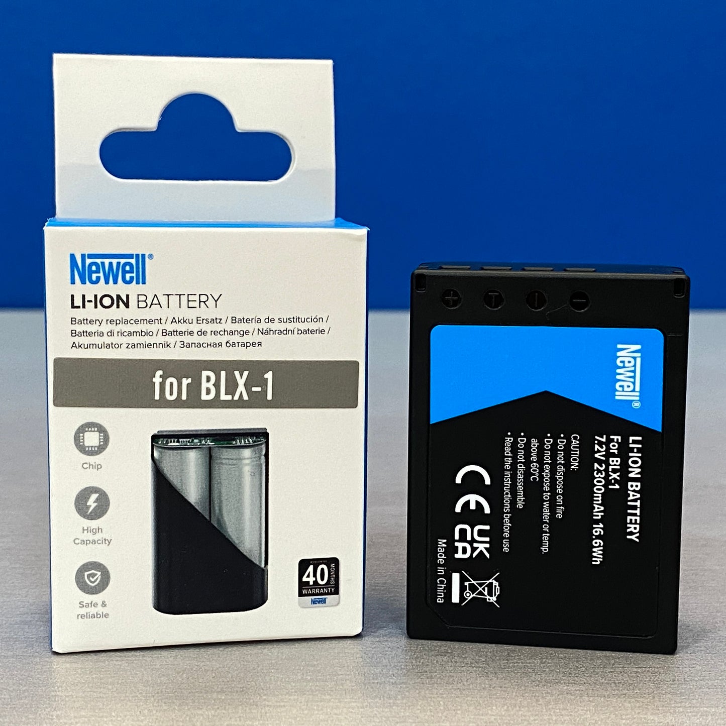 Bateria Newell - Olympus BLX-1 (NOVA)
