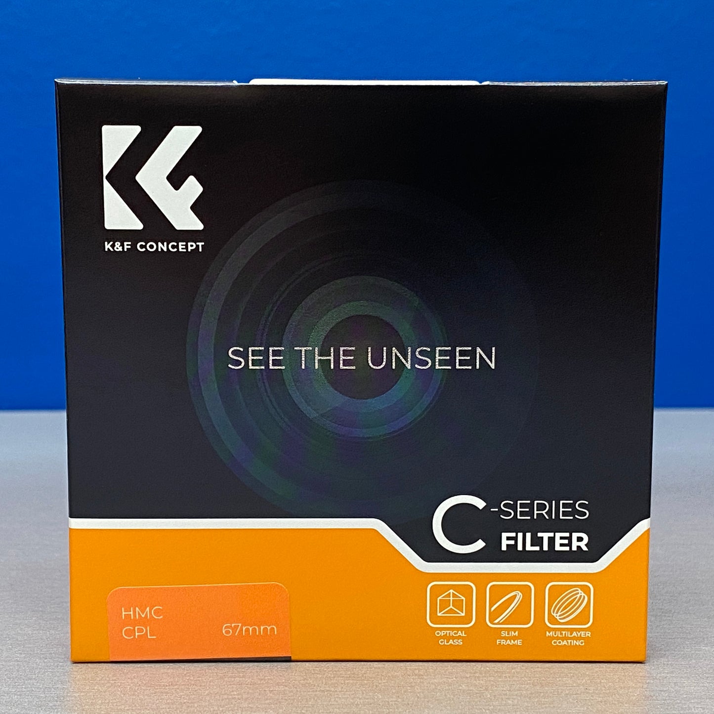K&F Concept CPL Slim 67mm (Filtro Polarizador Circular) - NOVO