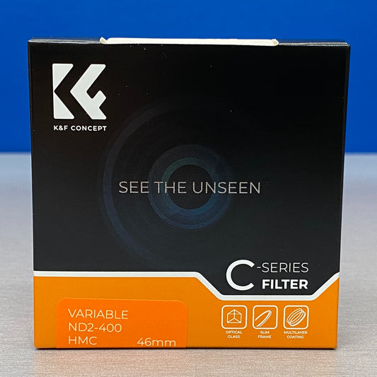 K&F Concept C-Series ND2-400 (Filtro ND Variável) - 46mm - NOVO