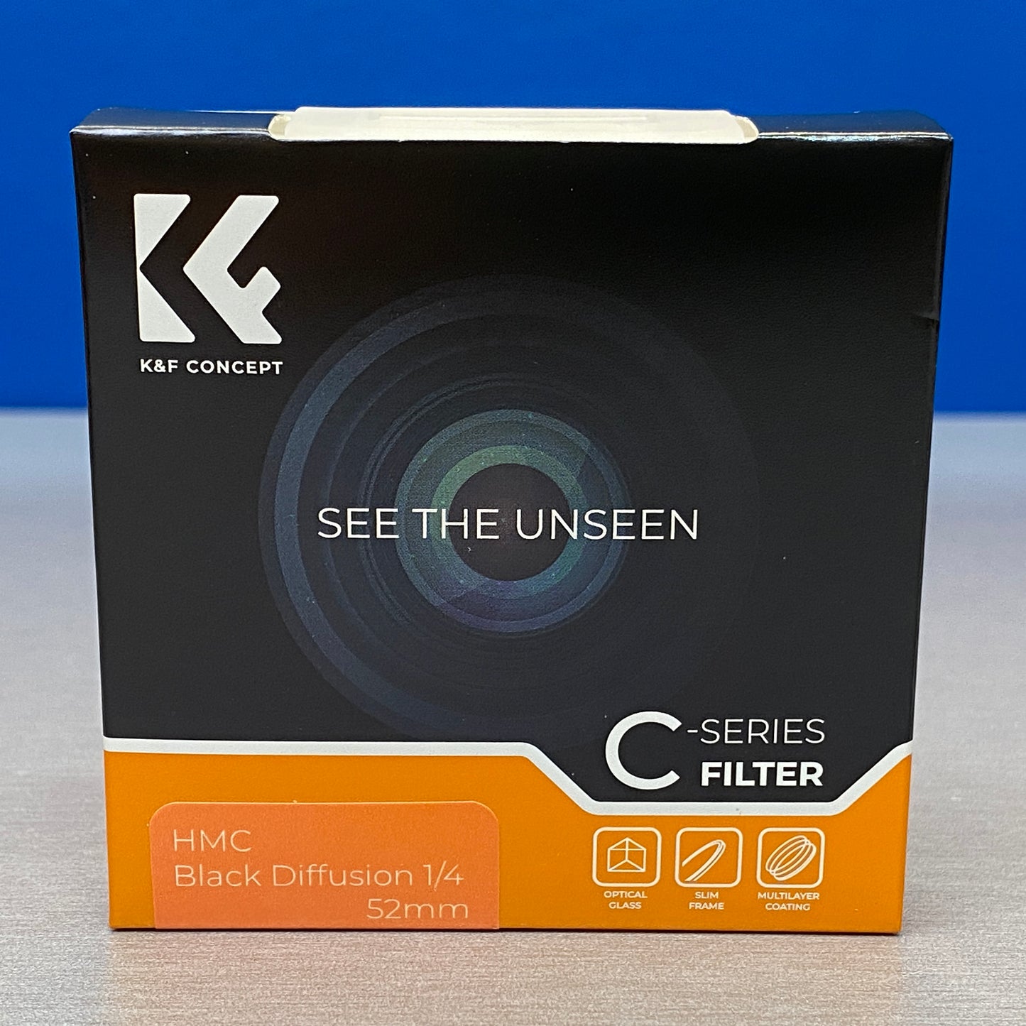 K&F Concept Black Diffusion 1/4 Slim 52mm (Filtro Black Mist) - NOVO