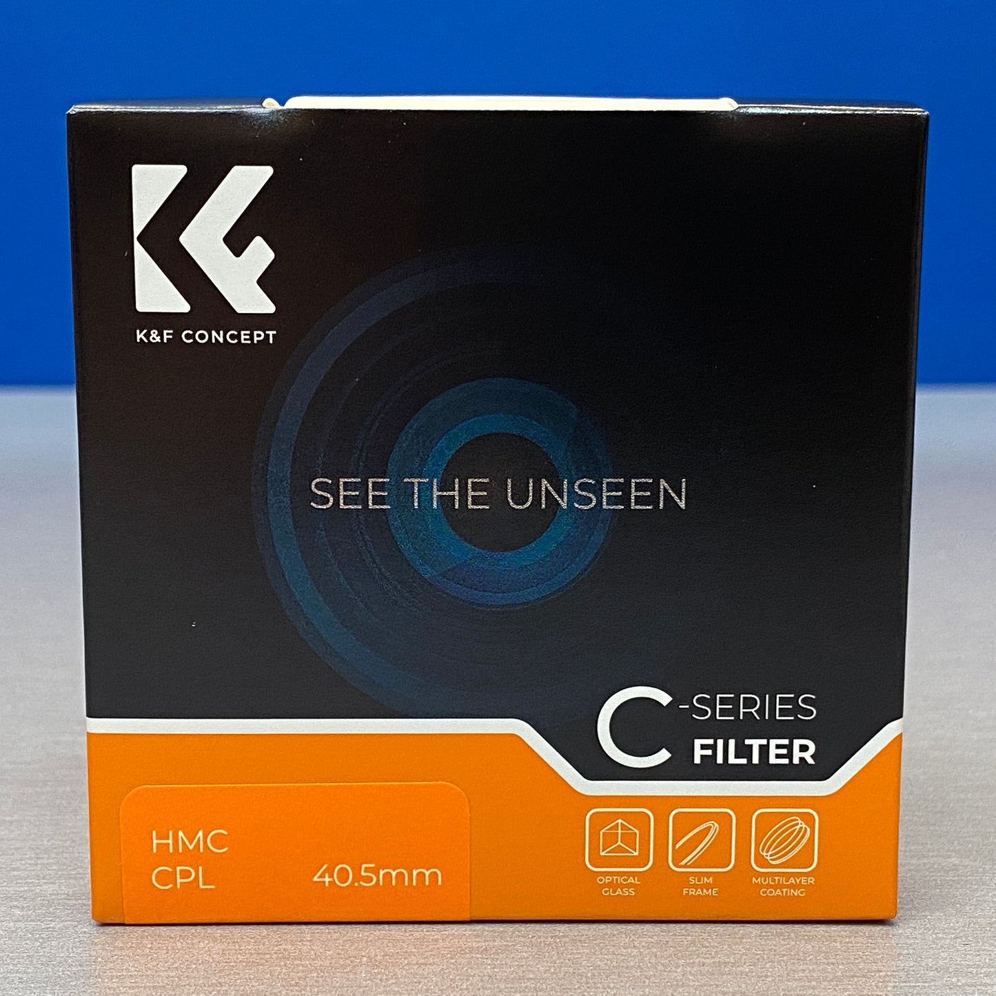 K&F Concept CPL Slim 40.5mm (Filtro Polarizador Circular) - NOVO