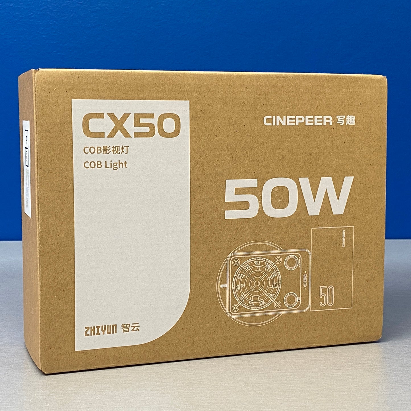 Zhiyun Cinepeer CX50 COB Light | 50W | NOVO