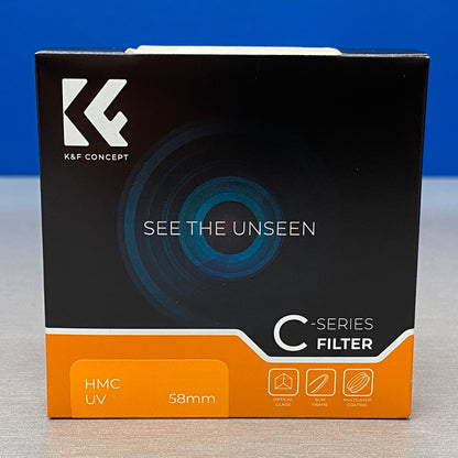 K&F Concept UV Slim 58mm (Filtro UV) - NOVO