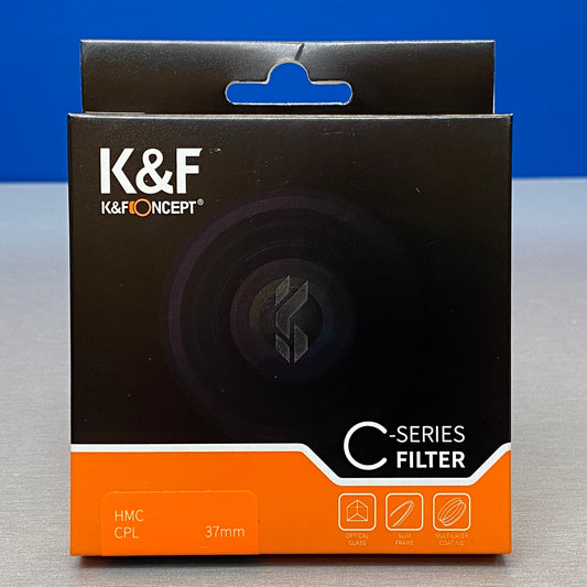 K&F Concept CPL Slim 37mm (Filtro Polarizador Circular) - NOVO