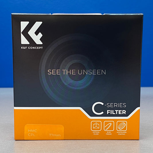 K&F Concept CPL Slim 77mm (Filtro Polarizador Circular) - NOVO