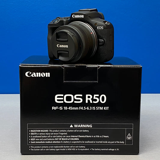 Canon EOS R50 (24.2MP) + RF-S 18-45mm f/4.5-6.3 IS STM | NOVA