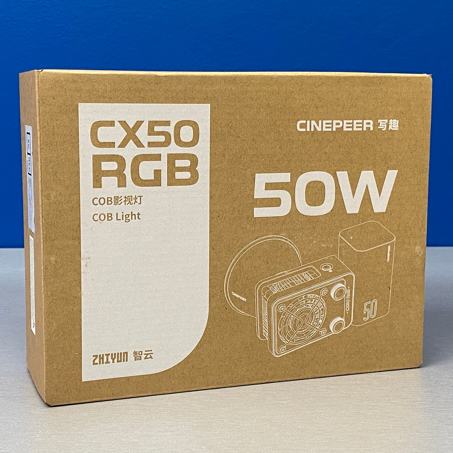 Zhiyun Cinepeer CX50 RGB COB Light | 50W | NOVO