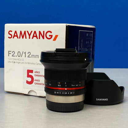 Samyang 12mm f/2.0 NCS CS