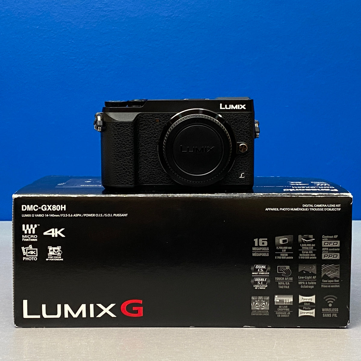 Panasonic Lumix DMC-GX80 (Corpo) - 16MP