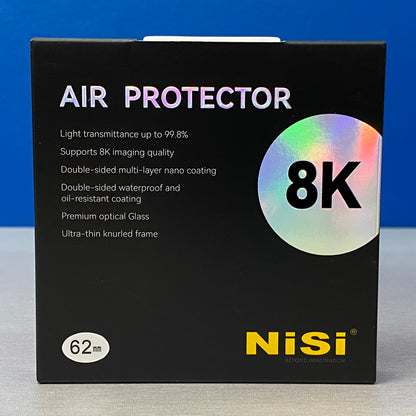 Filtro NiSi Air Protector | 8K | 62mm | NOVO