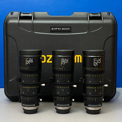 DZOFilm Catta Zoom 18-35mm | 35-80mm | 70-135mm T2.9 | NOVAS