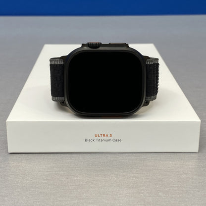 Apple Watch Ultra 3 | Titanium Black | 49mm | Trail Loop