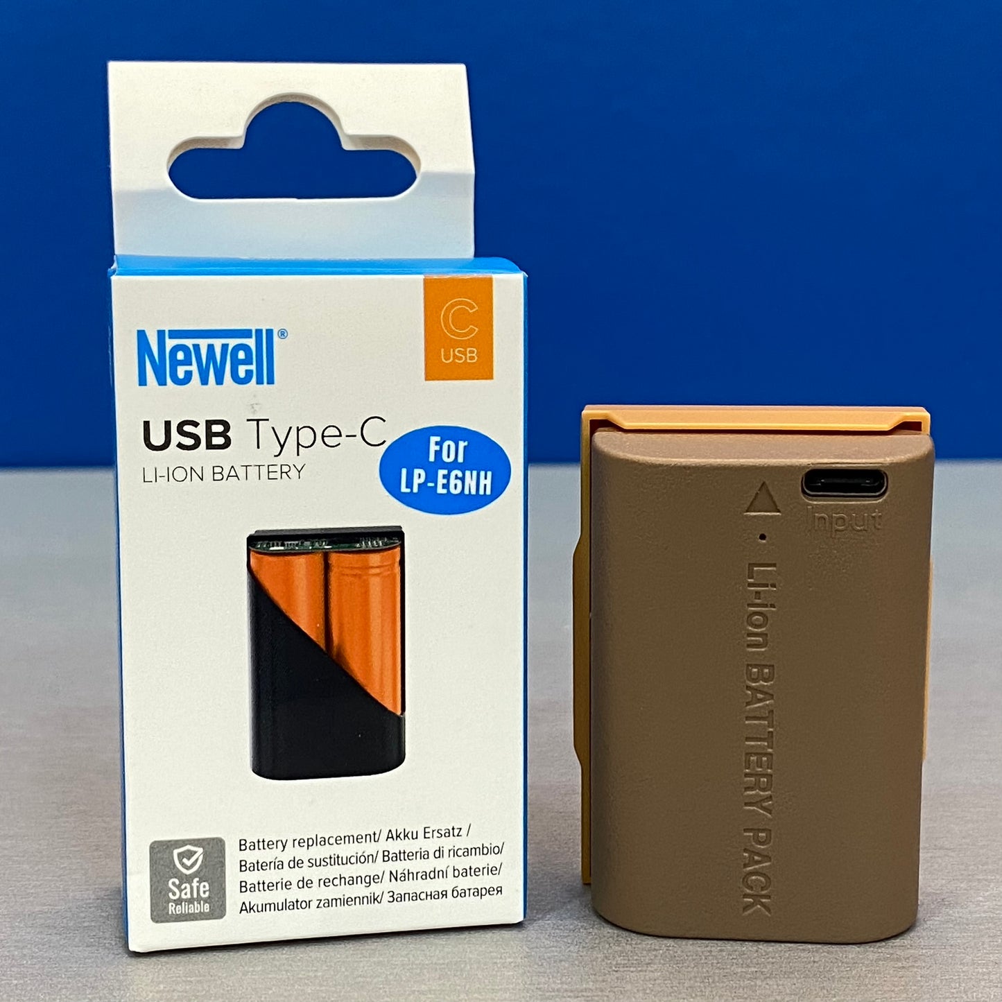 Bateria Newell USB Type-C - Canon LP-E6NH (NOVA)