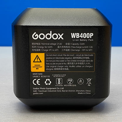 Bateria Godox WB400P | 2600mAh | AD400 Pro | AD400 Pro II | NOVA