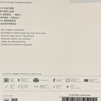 DJI Neo Motion Fly More Combo | NOVO