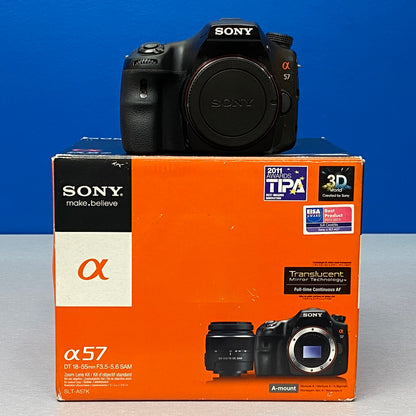 Sony Alpha A57 (Corpo) - 16.1MP