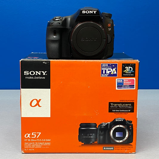 Sony Alpha A57 (Corpo) - 16.1MP