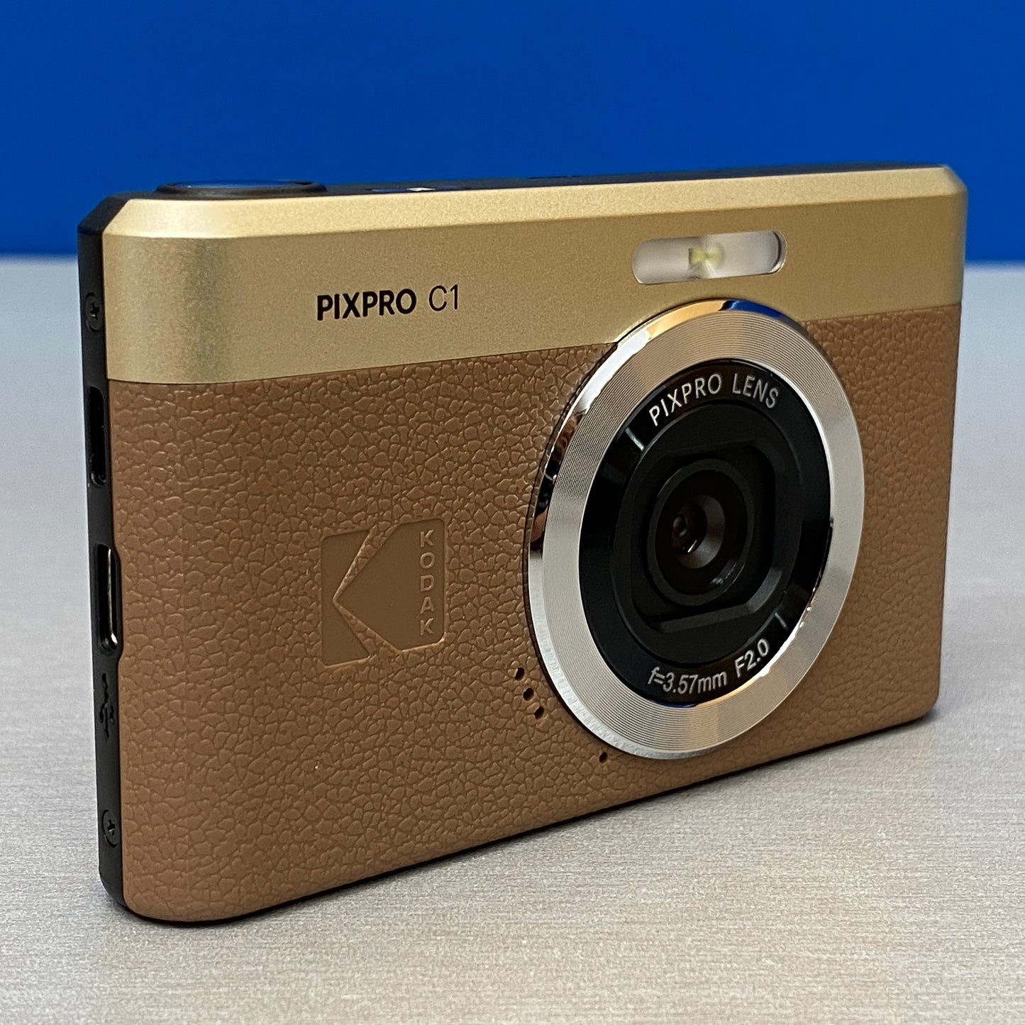 Kodak PixPro C1 - 13MP | Brown | 16GB Micro SD + Leitor USB-C | NOVA