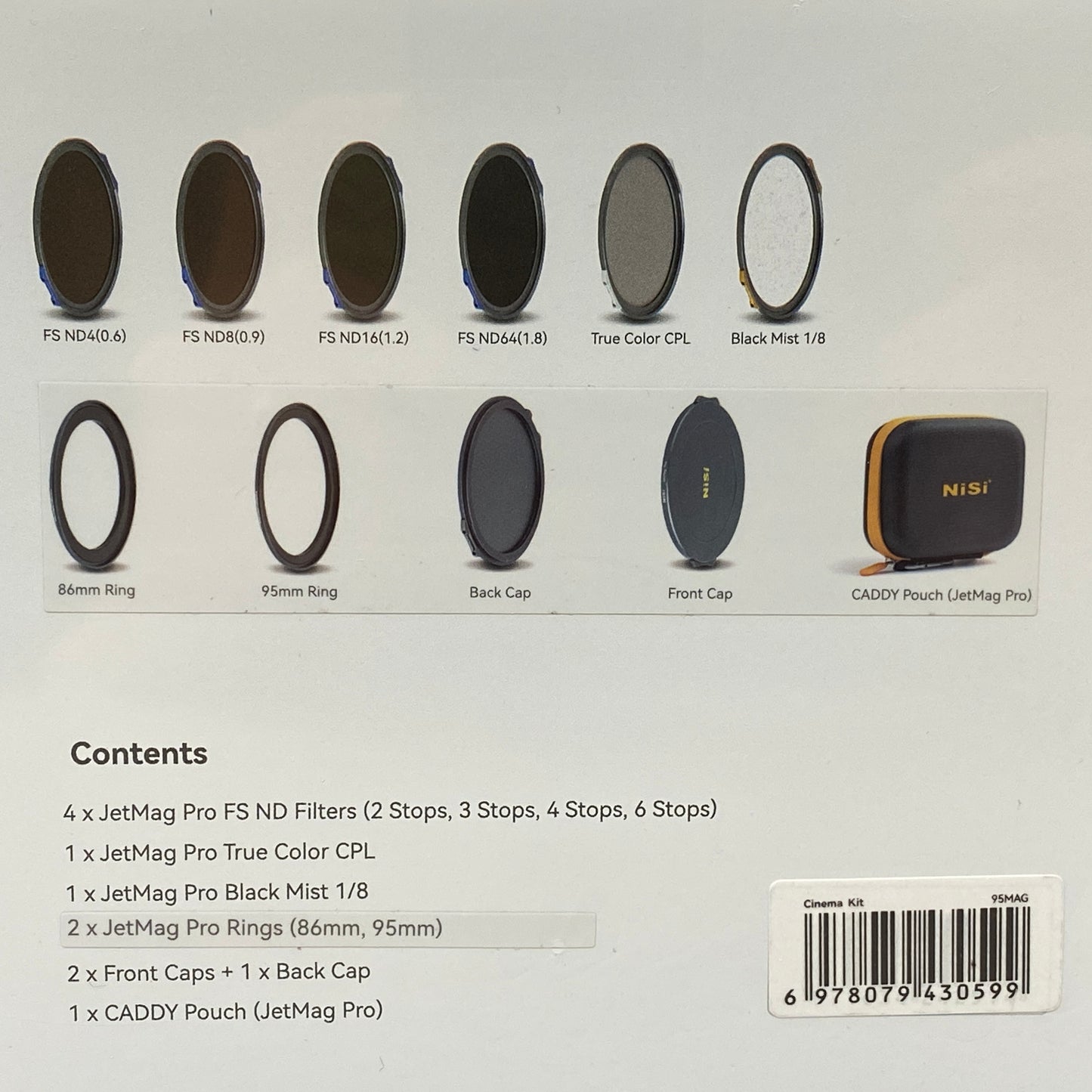 NiSi JetMag Pro Cinema Kit | 95MAG | NOVO