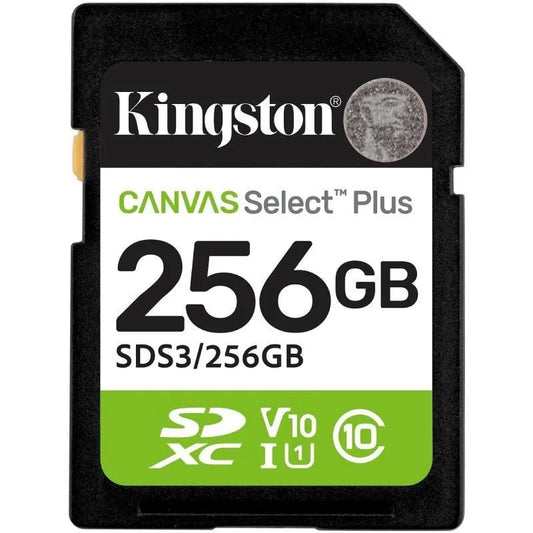 Cartão Kingston SD V10 A1 256GB 150MB/s