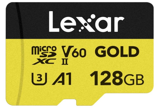 Lexar GOLD microSDXC UHS-II V60 - 128GB - 280MB/s