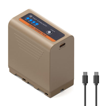 Bateria K&F Concept USB Type C - Sony NP-F970