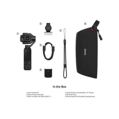 DJI Osmo Pocket 4P | Standard Combo | NOVO
