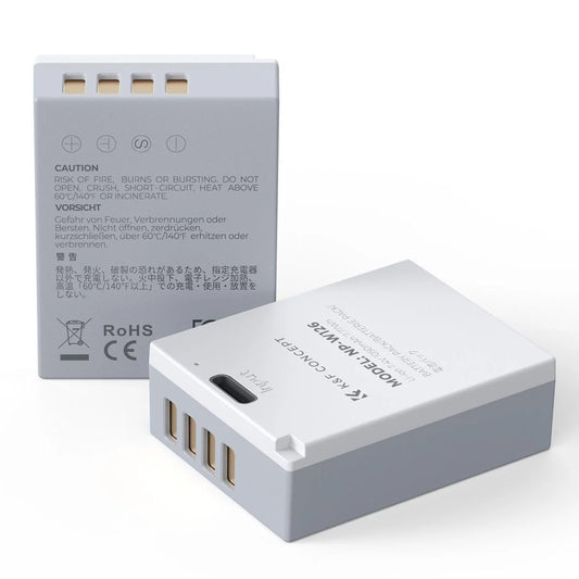 Bateria K&F Concept USB Type C - Fujifilm NP-W126