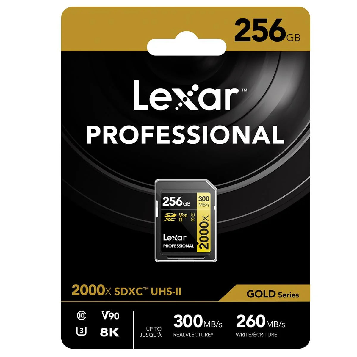 Lexar Professional 256GB SDXC V90 UHS-II (300/260MB/s) - NOVO