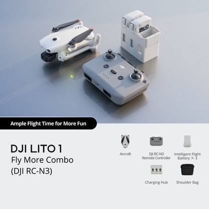 DJI Lito 1 Fly More Combo | RC-N3 | NOVO