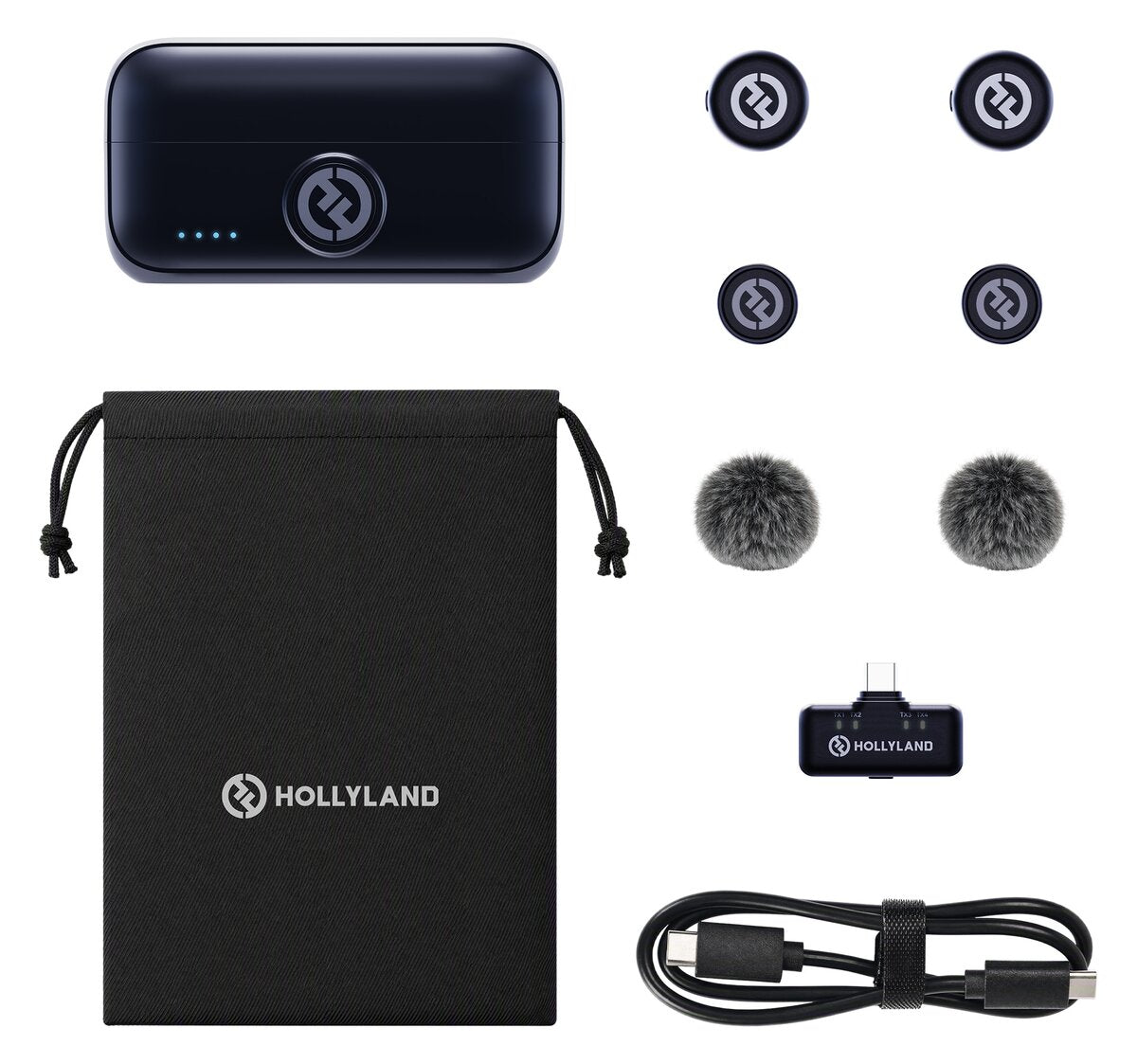 Hollyland Lark M3 Combo | 2TX + 1RX | NOVO