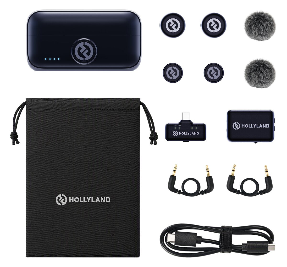 Hollyland Lark M3 Combo | 2TX + 2RX | NOVO