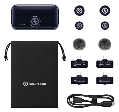 Hollyland Lark M3 Combo | 2TX + 4RX | NOVO