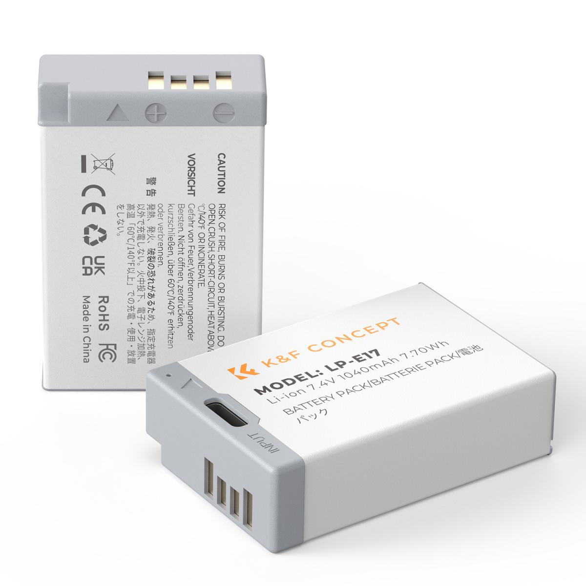 Bateria K&F Concept USB Type C - Canon LP-E17