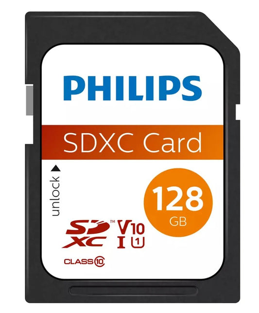 Phillips SDXC 128GB UHS-I U1 V10 80MB/s - NOVO